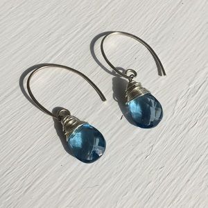 Handmade Sterling Silver and Gem Earrings